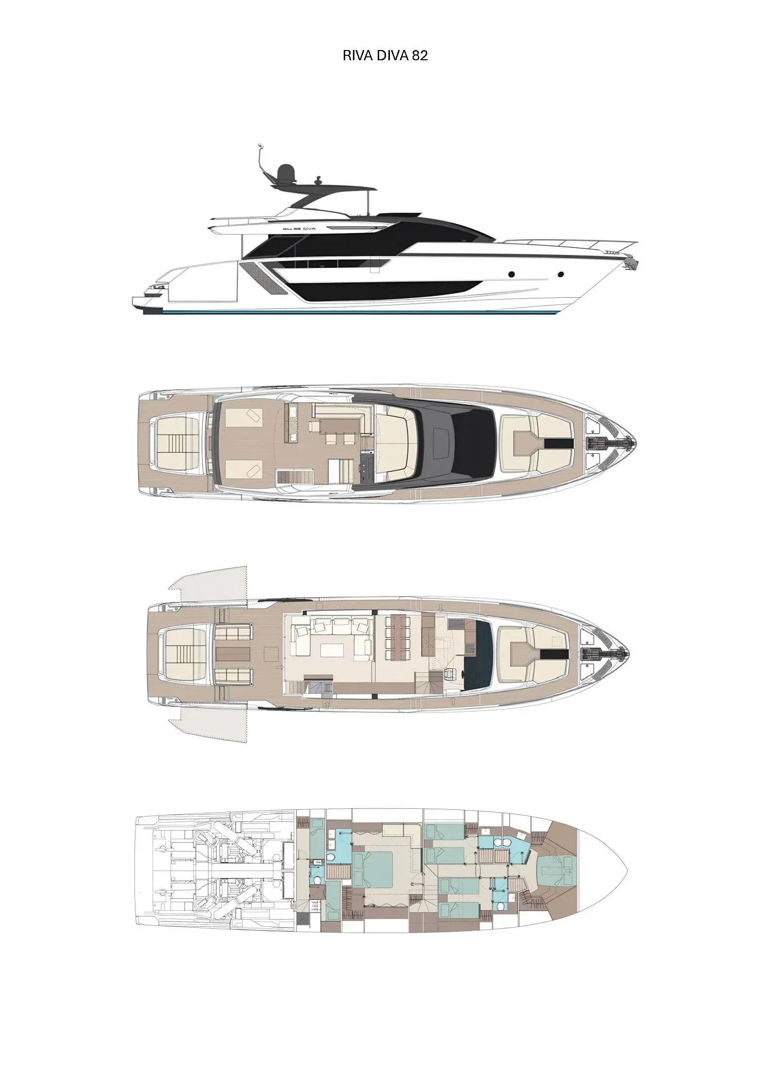 L'AS BLEU, deck plan 1