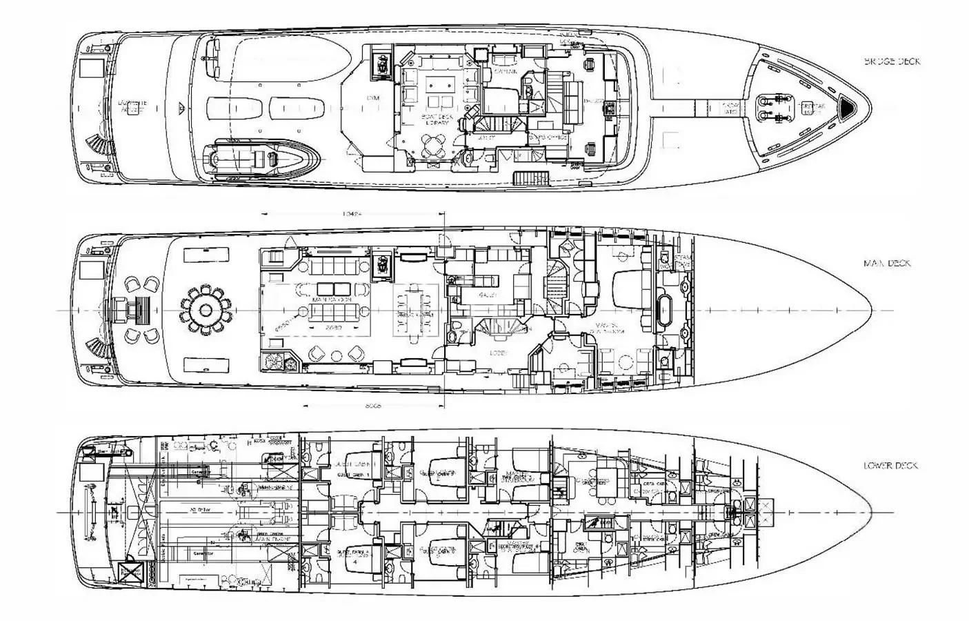 JUBILEE, deck plan 2