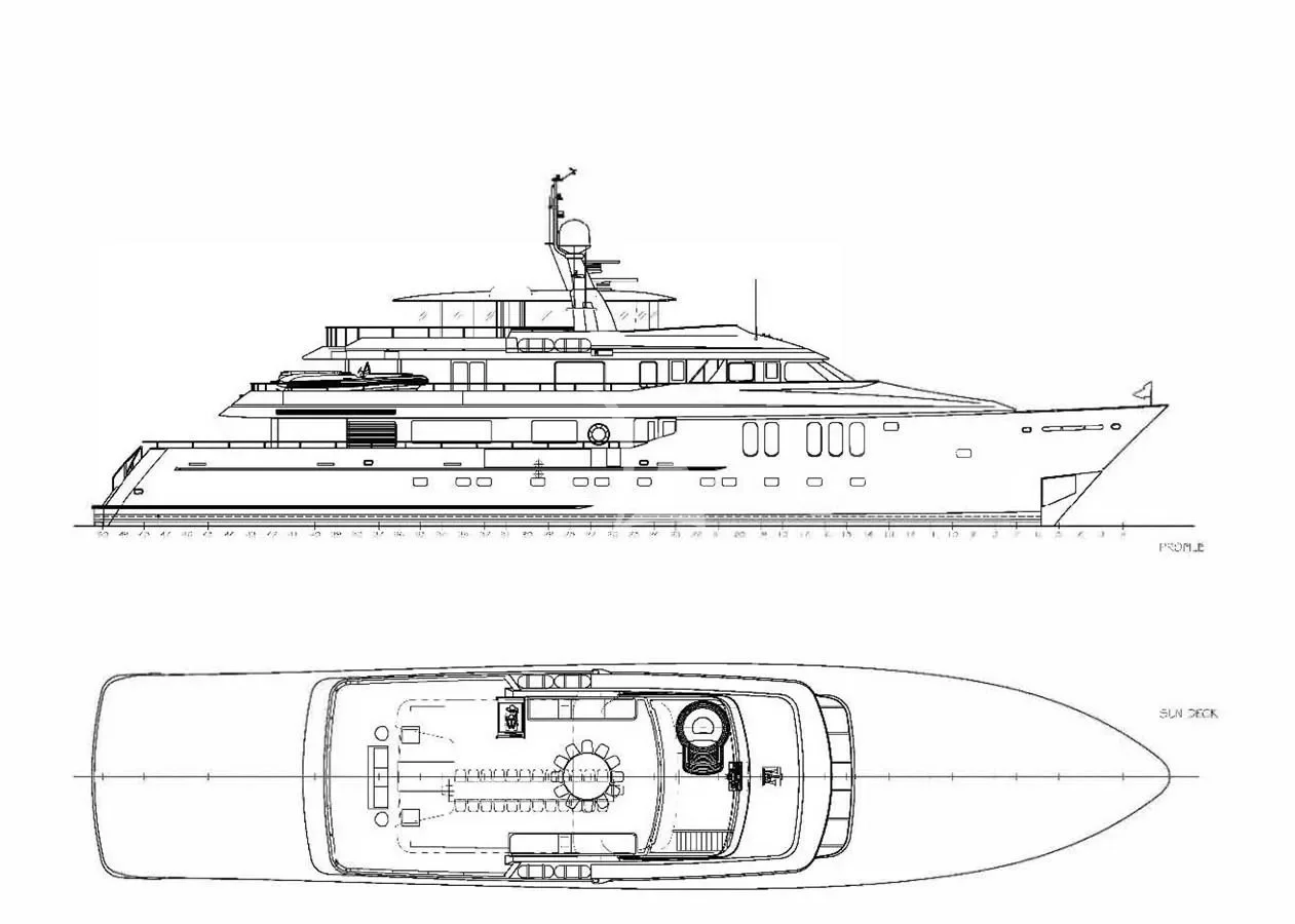 JUBILEE, deck plan 1