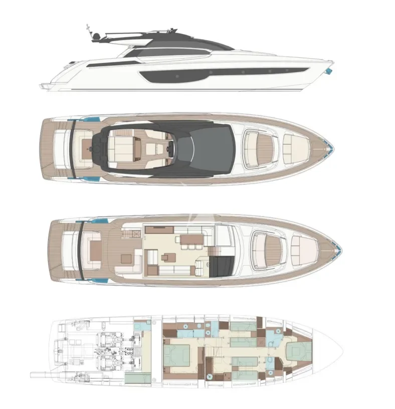 SAMIRA, deck plan 1